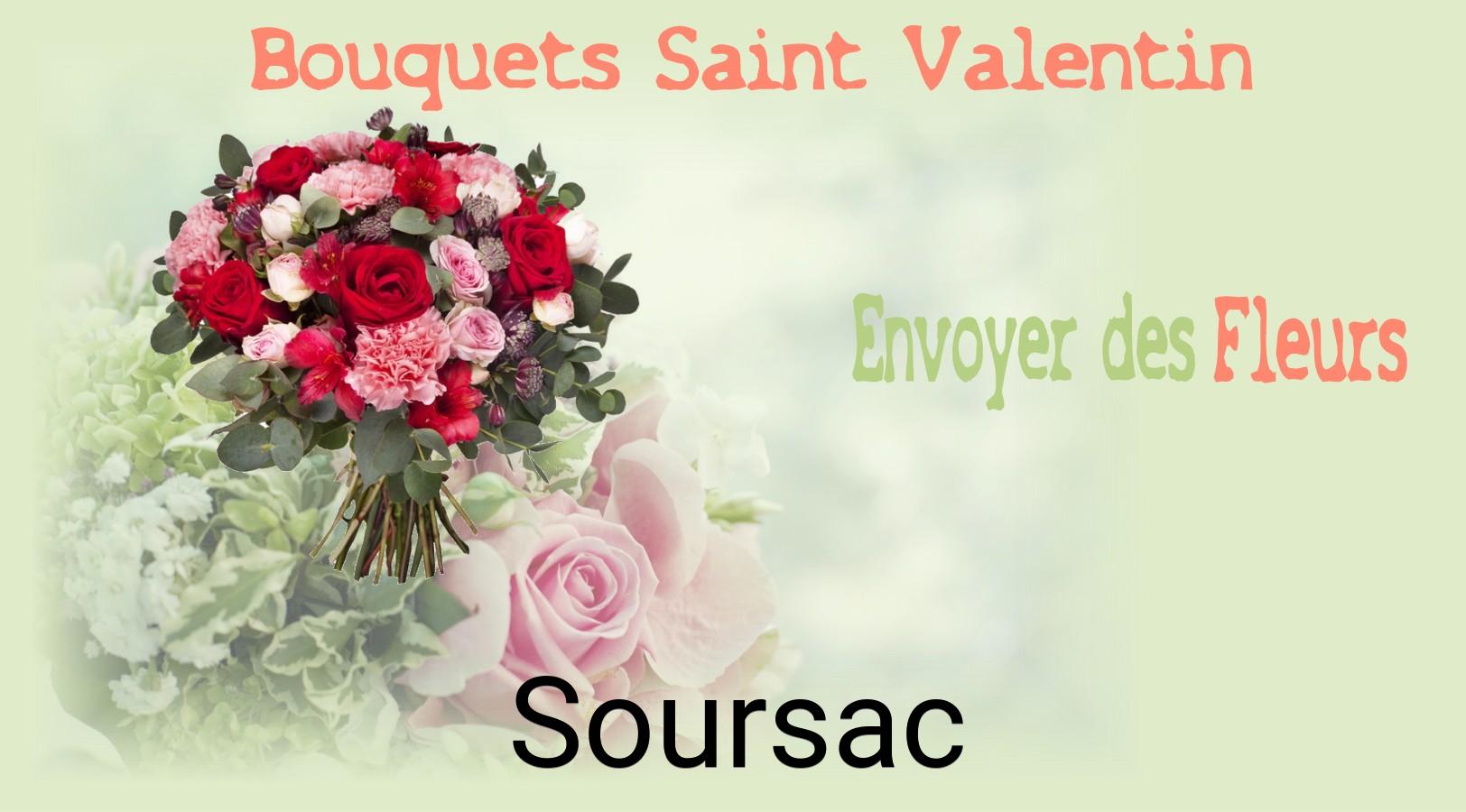 Roses de Saint-Valentin livrées à Soursac